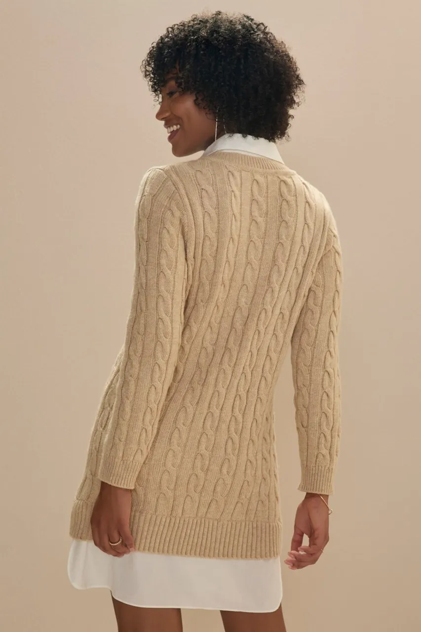 Lesley Twofer Sweater Dress