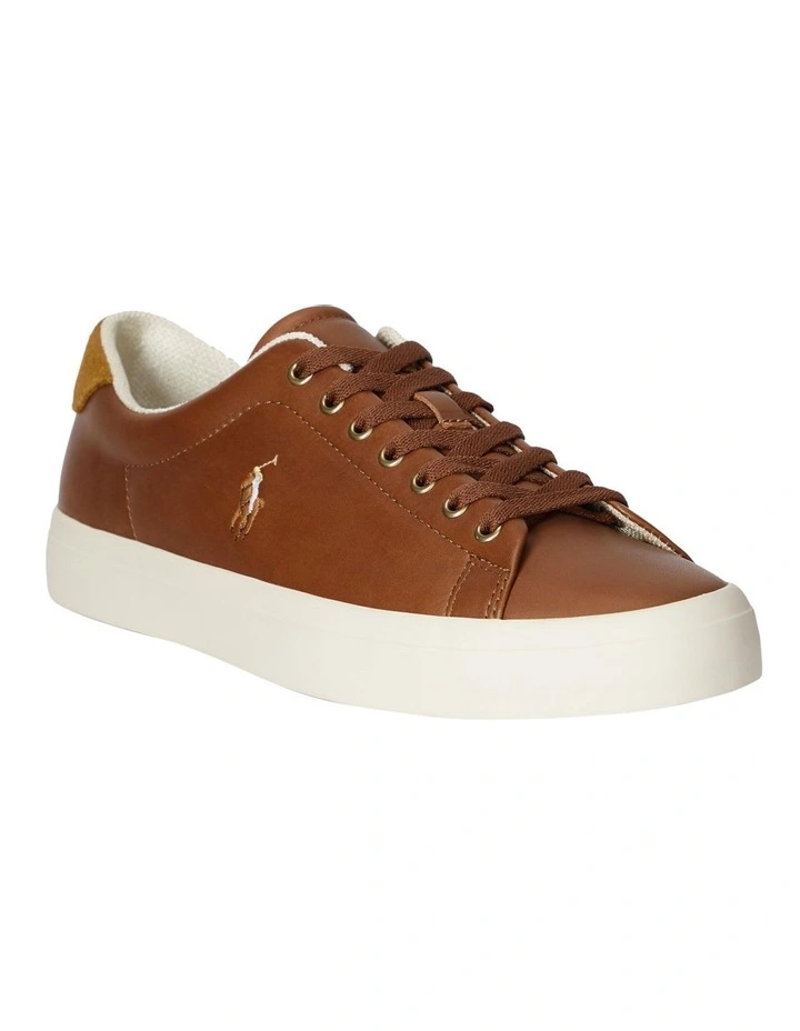 Longwood Leather Sneaker in Brown