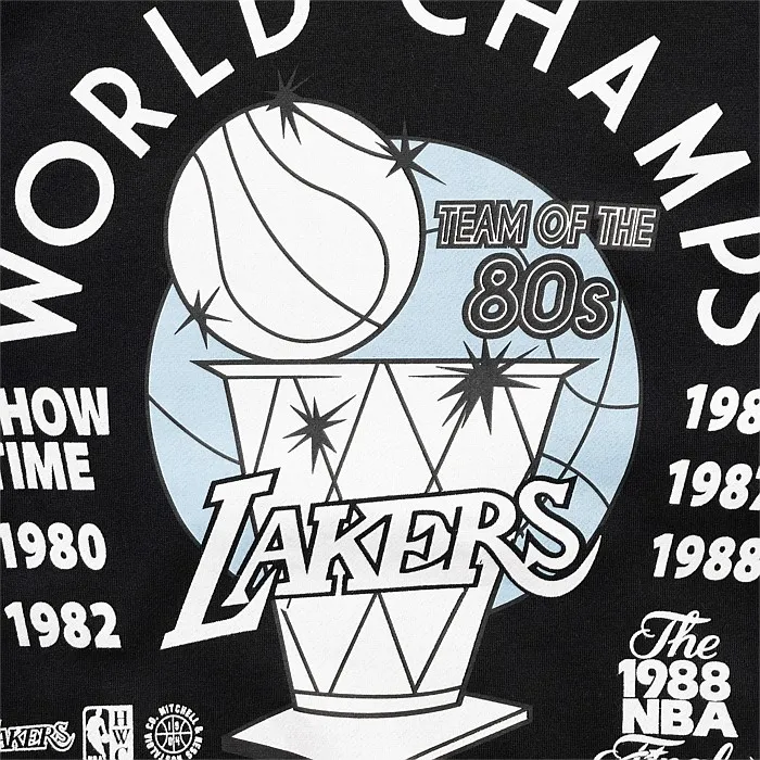 Los Angeles Lakers Team of the 80's Crew | Hoodies & Crews | Stirling Sports