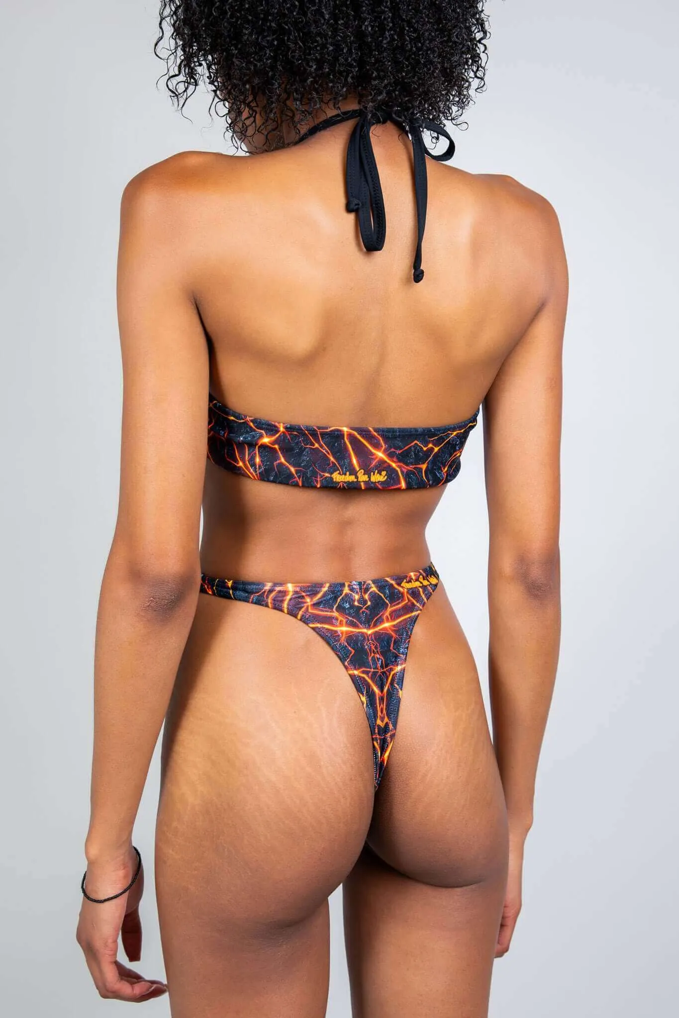 Magma Twist Tie Bandeau Top