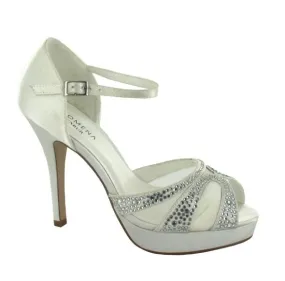 Membur AMELIA Platform Ivory Sandal 6508