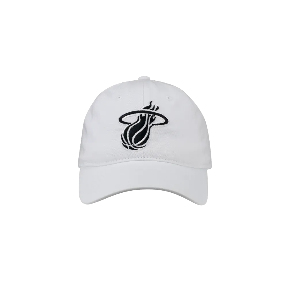 Miami HEAT Logo White Dad Hat