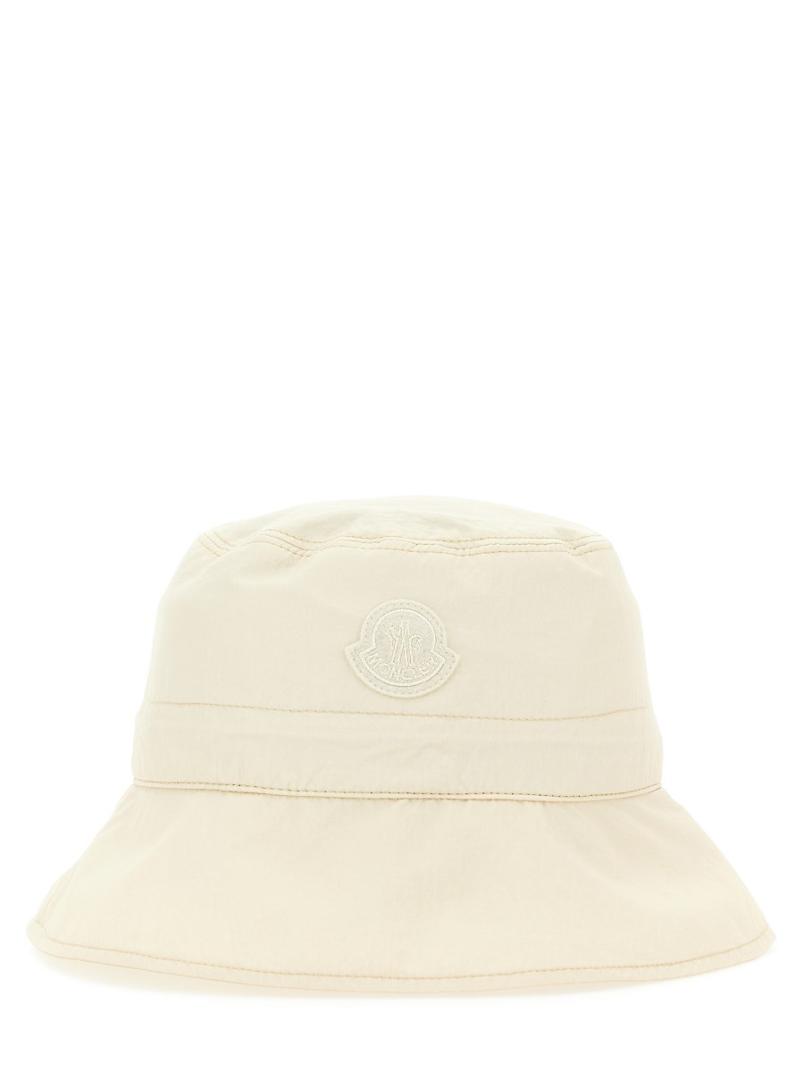 MONCLER    NYLON BUCKET HAT WITH LOGO