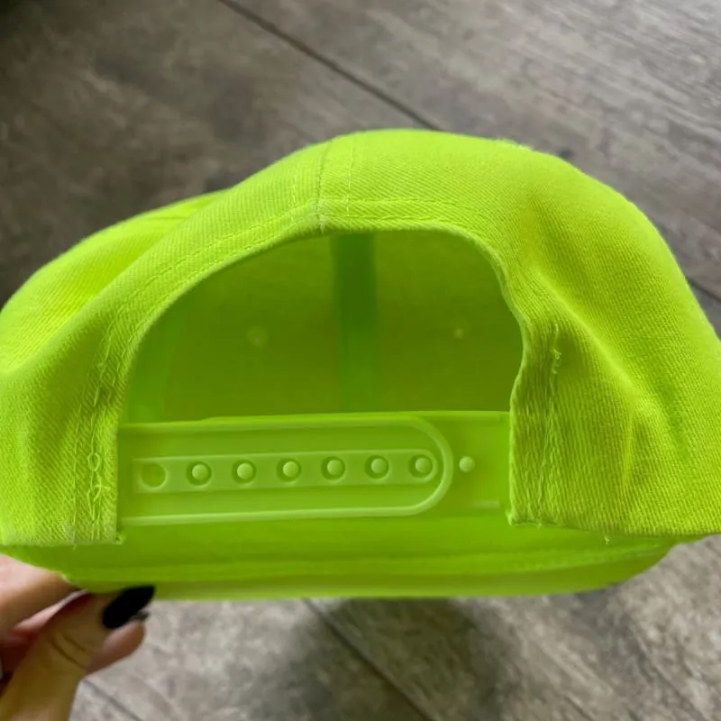 Neon Yellow Embroidered Hat (Baby)