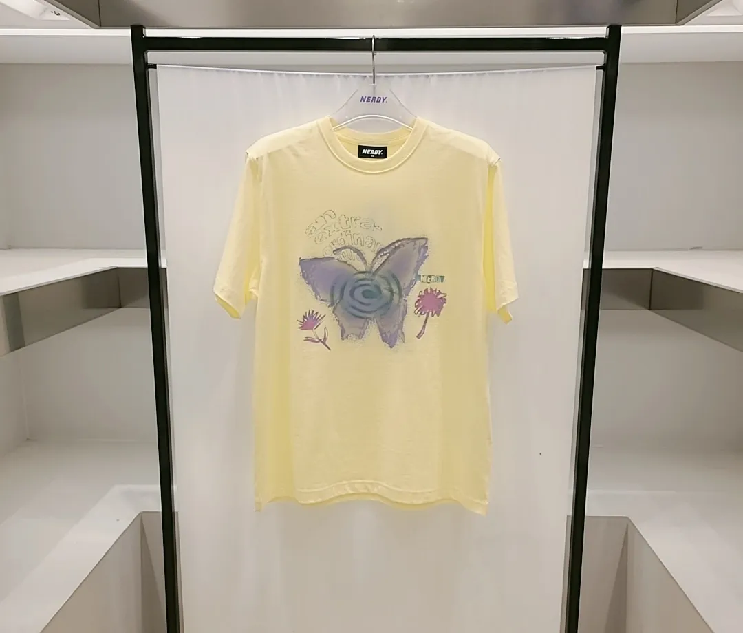 NERDY  |[NERDY]★24SS★DREAMLIKE BUTTERFLY SS T-SHIRT