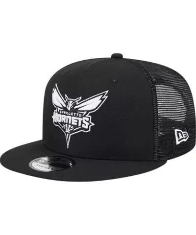 New Era Men's NBA Charlotte Hornets Evergreen 9FIFTY Trucker Snapback Hat