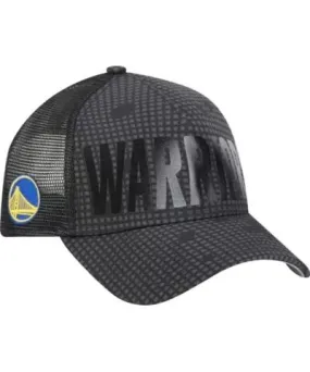 New Era Men's NBA Golden State Warriors Midnight Ink Tonal A-Frame Trucker 9FORTY Adjustable Hat