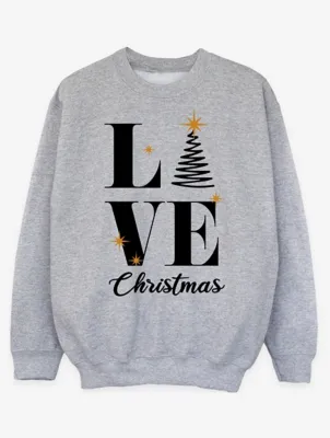 NW2 Christmas Love Kids Heather Grey Sweatshirt | Sweatshirts & Hoodies | George at ASDA