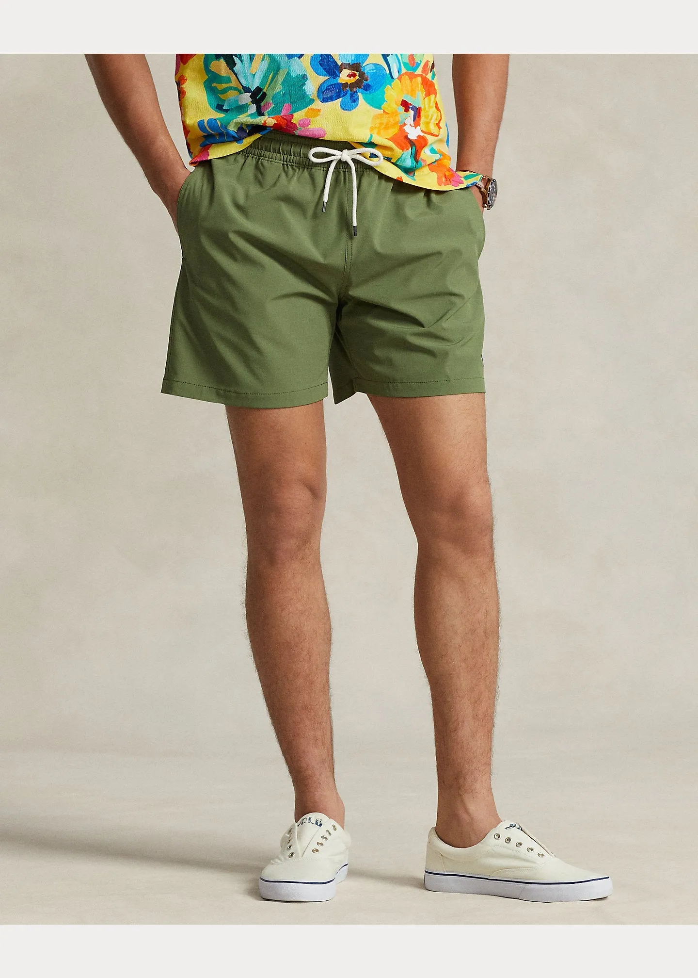 Polo Ralph Lauren - Short de bain Traveler classique Tree Green