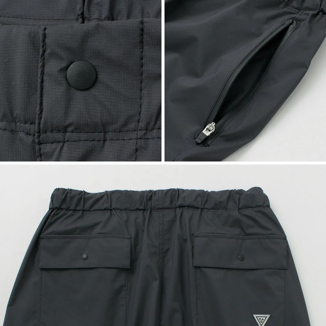 RAG（ラグ） レイニーデイ イージーパンツ / メンズ ボトムス 防水 防風 透湿 耐水 サイトス 日本製 Rainy Day Easy Pants Water Repellent