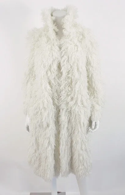 Rare Vintage FRENCH Fuzzy String Coat