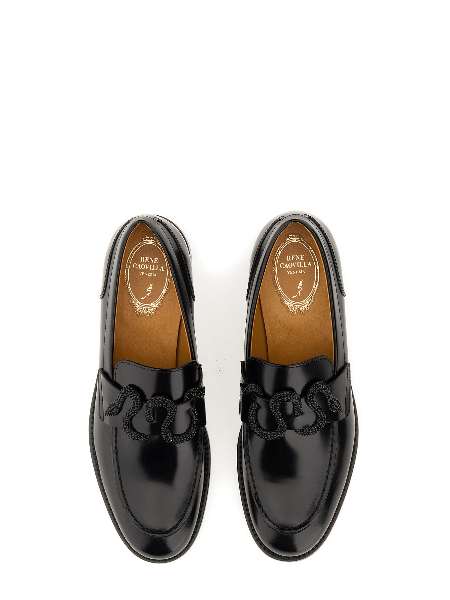 RENE CAOVILLA    MORGANA LEATHER LOAFER