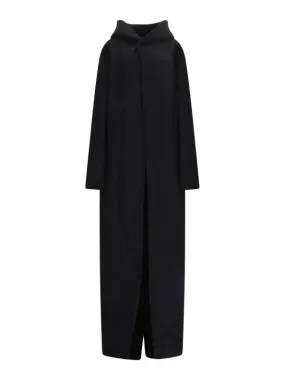 Rick Owens Maxi Coat With Hood