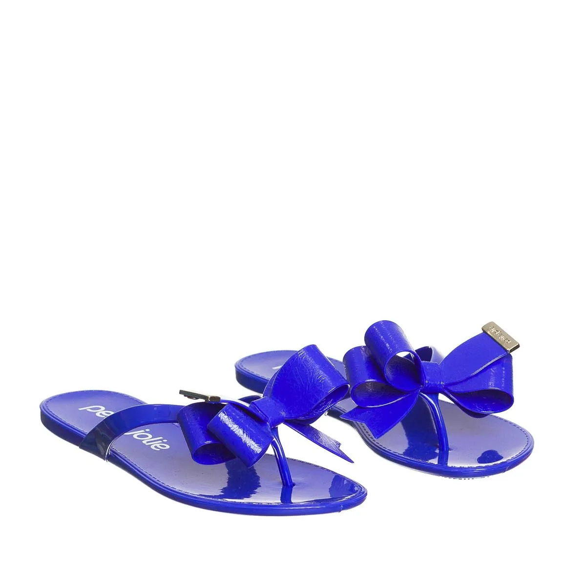 Royal Blue Big Bow Sandals