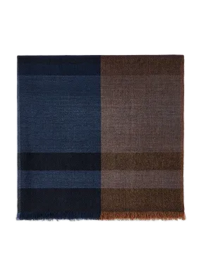 Saison 1865  Wool check scarf - Brown