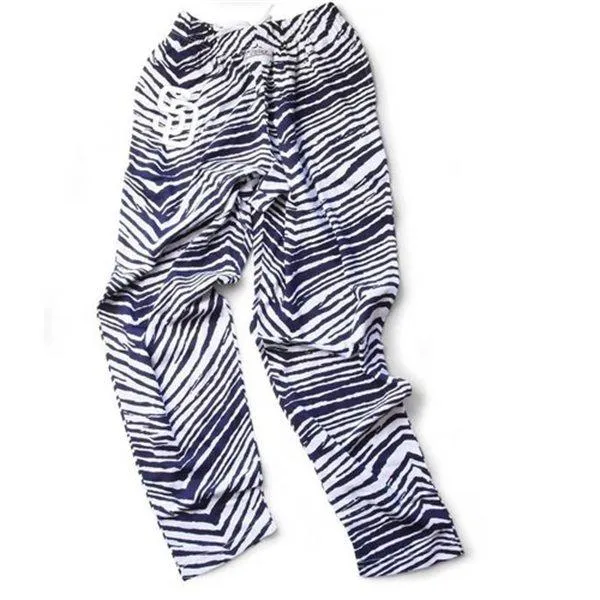 San Diego Padres ZUBAZ Navy White Vintage Style Zebra Pants