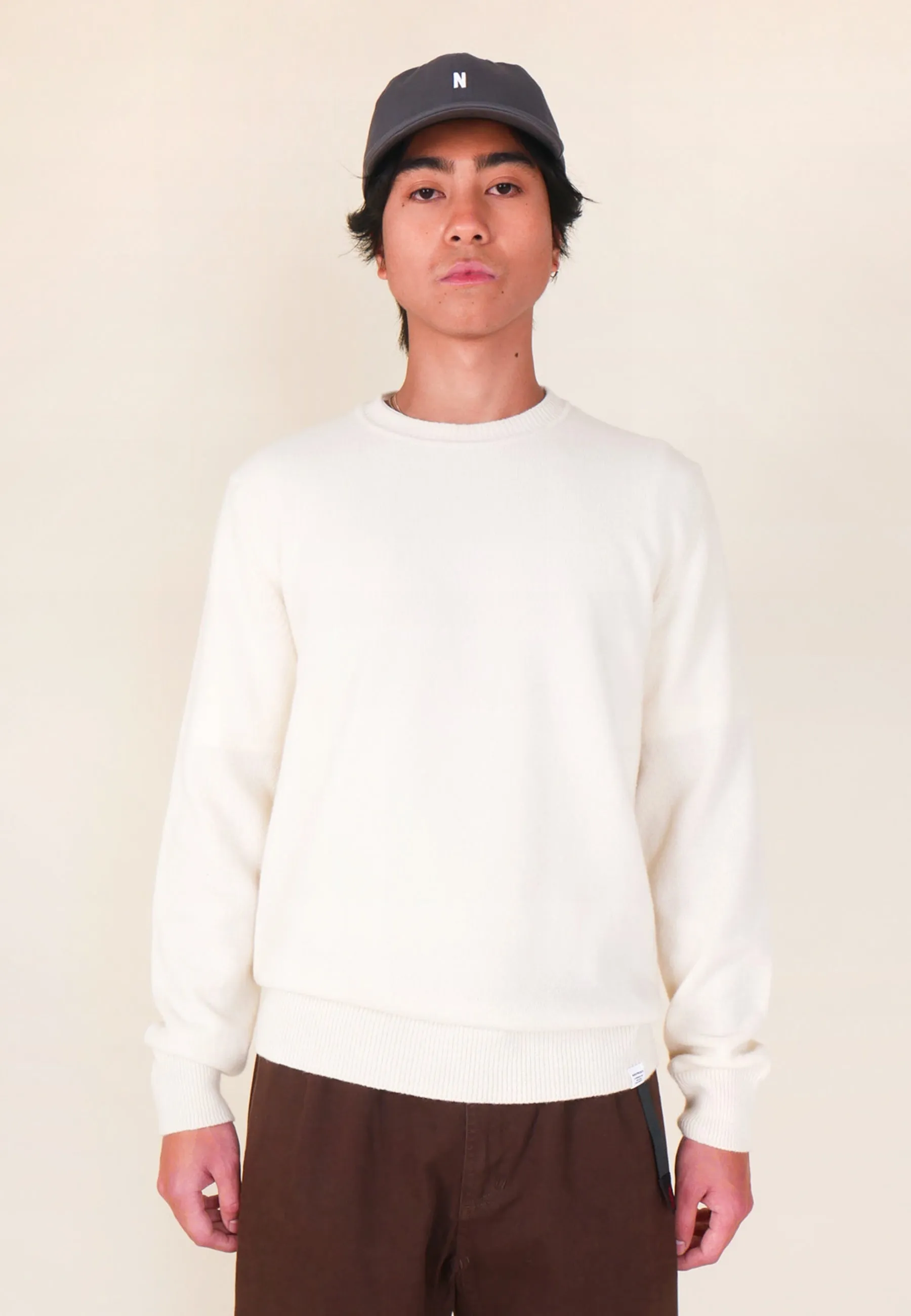 Sigfred Lambswool Sweater - Ecru