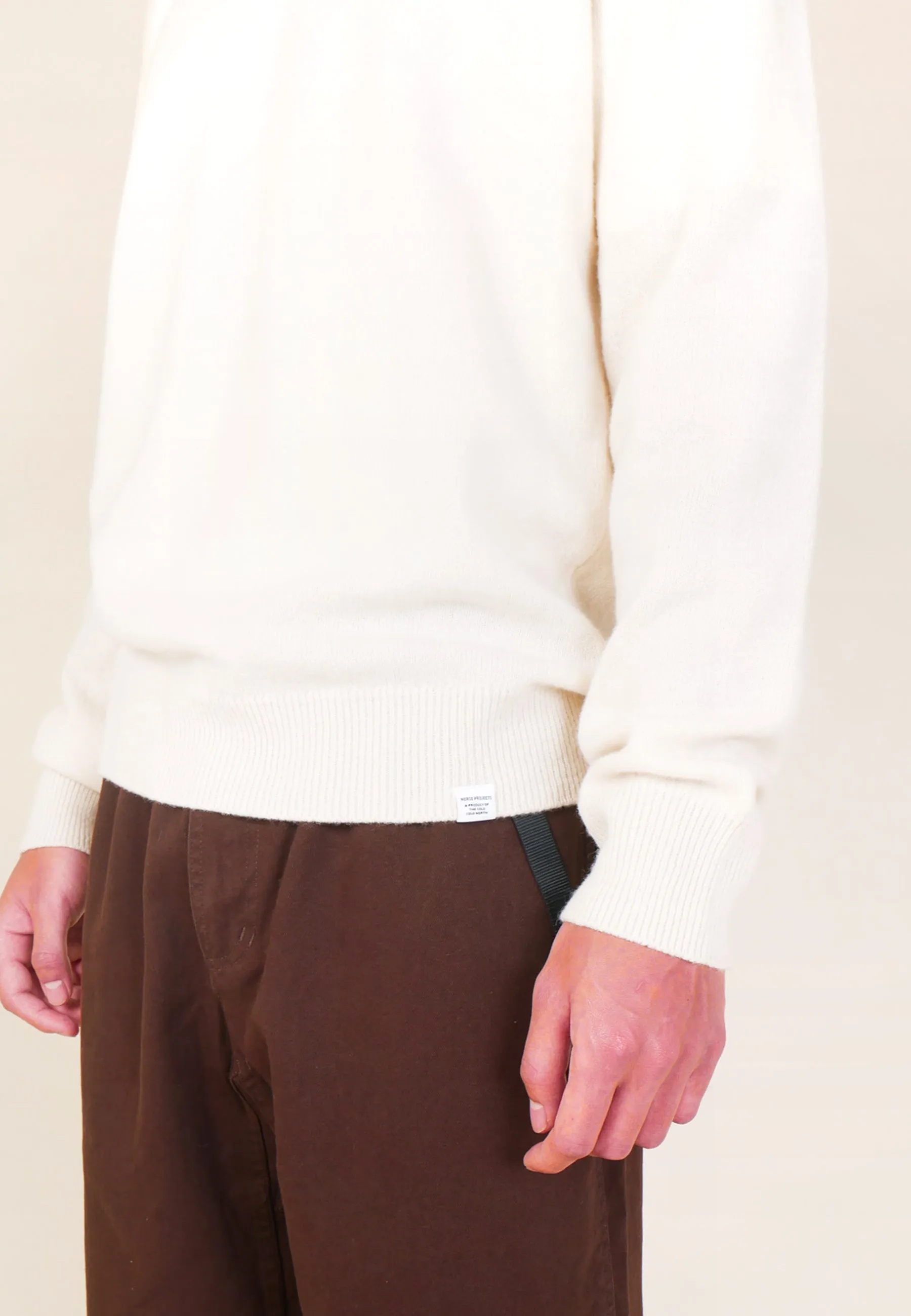 Sigfred Lambswool Sweater - Ecru