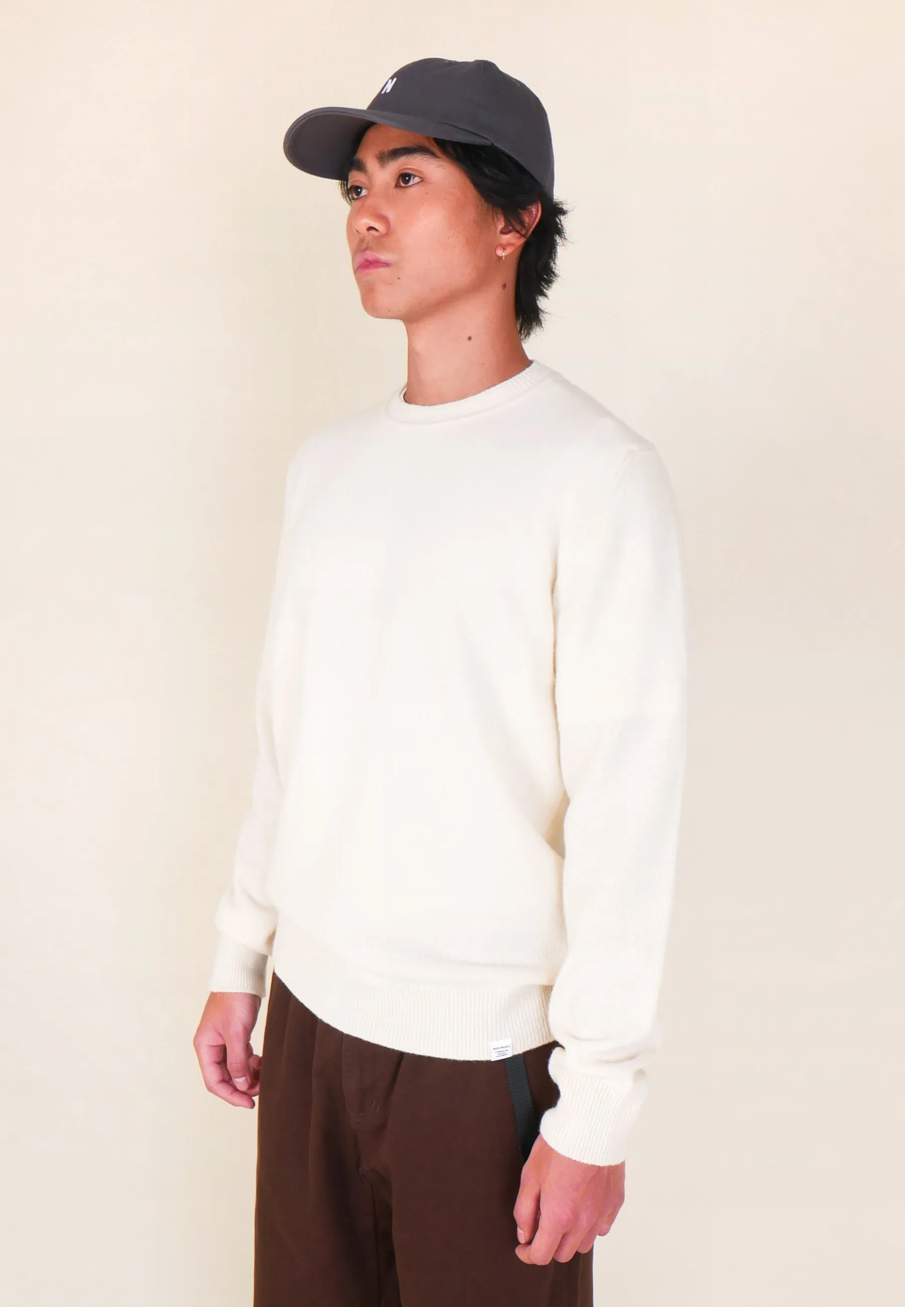 Sigfred Lambswool Sweater - Ecru