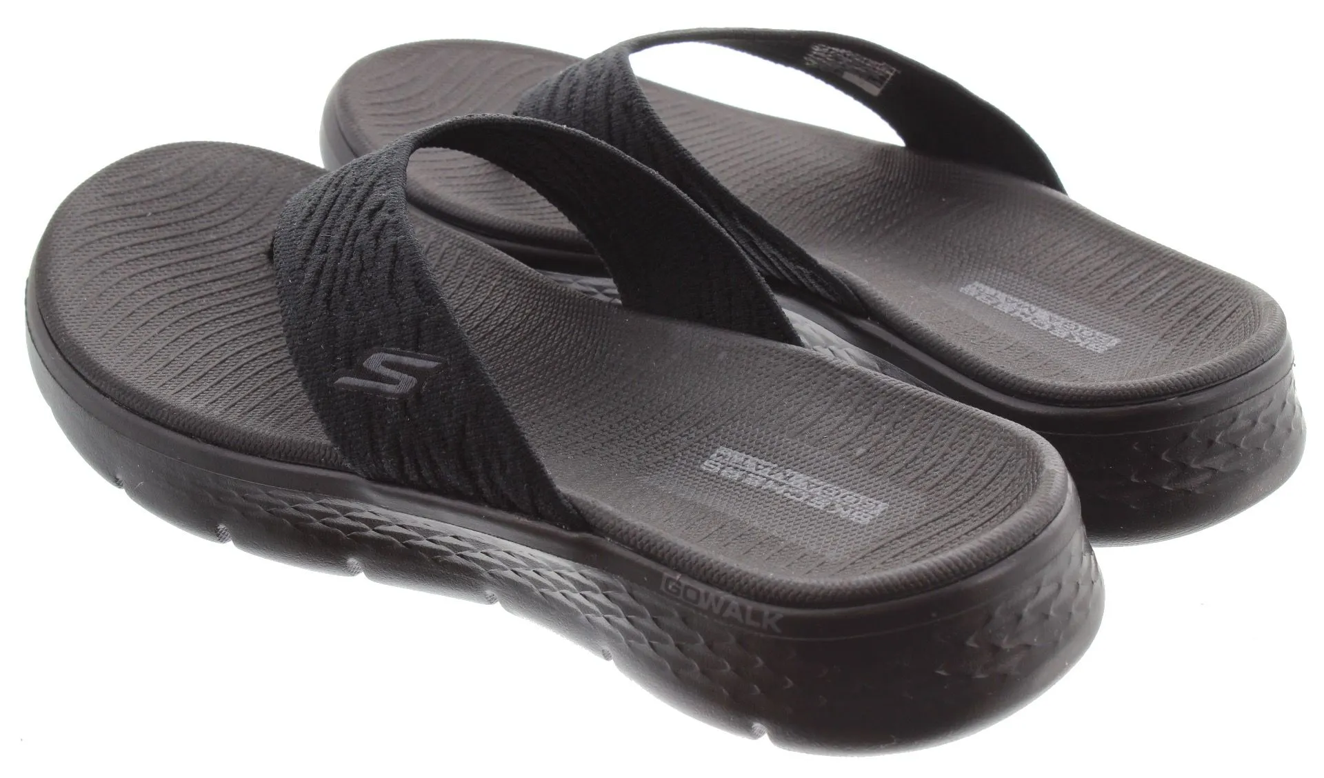 SKECHERS Ladies 141404 Splendo Toepost Sandals In Black