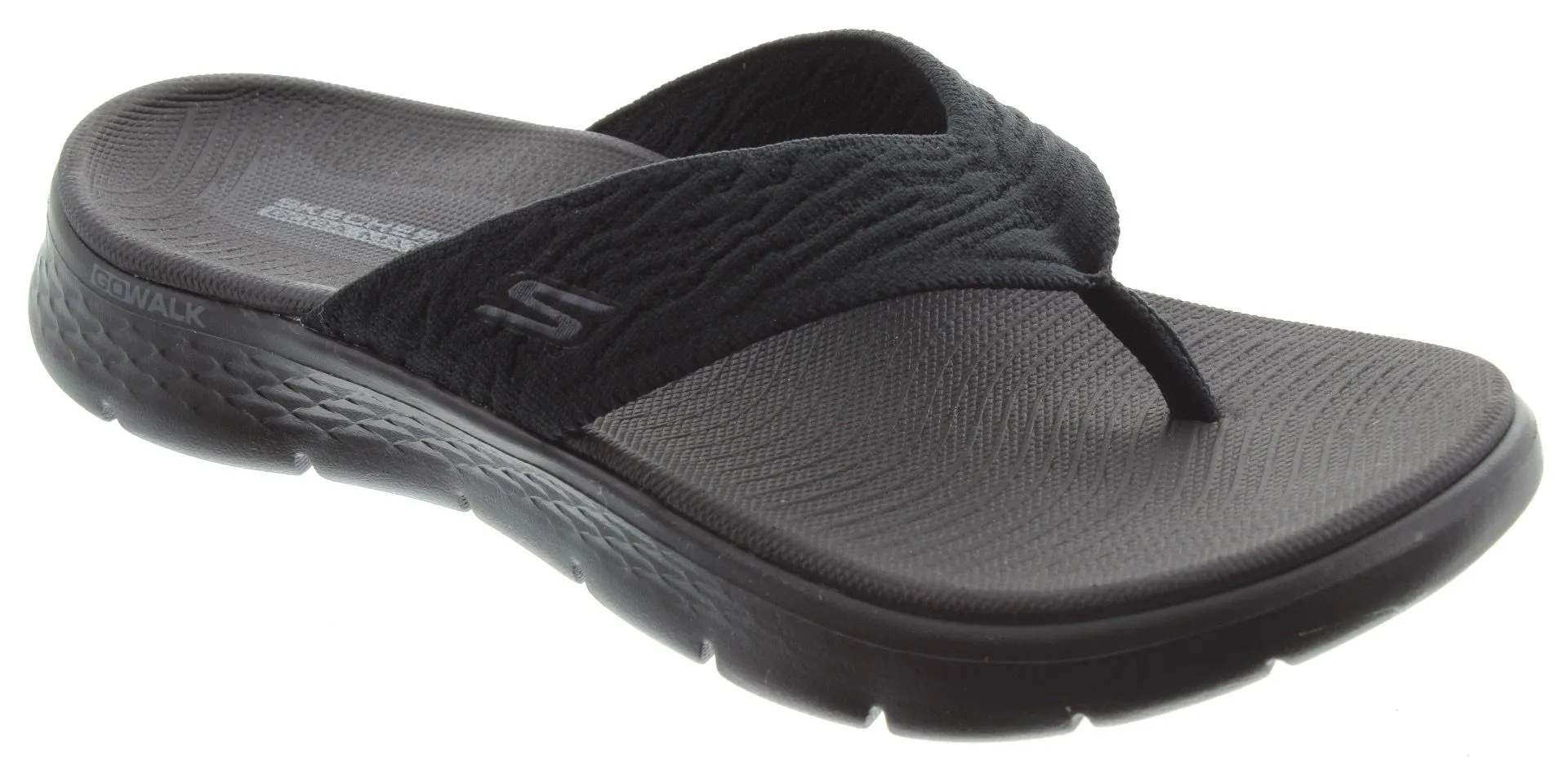 SKECHERS Ladies 141404 Splendo Toepost Sandals In Black