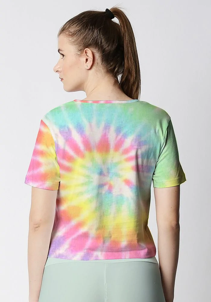 Spiral Tie Dye Crop Top