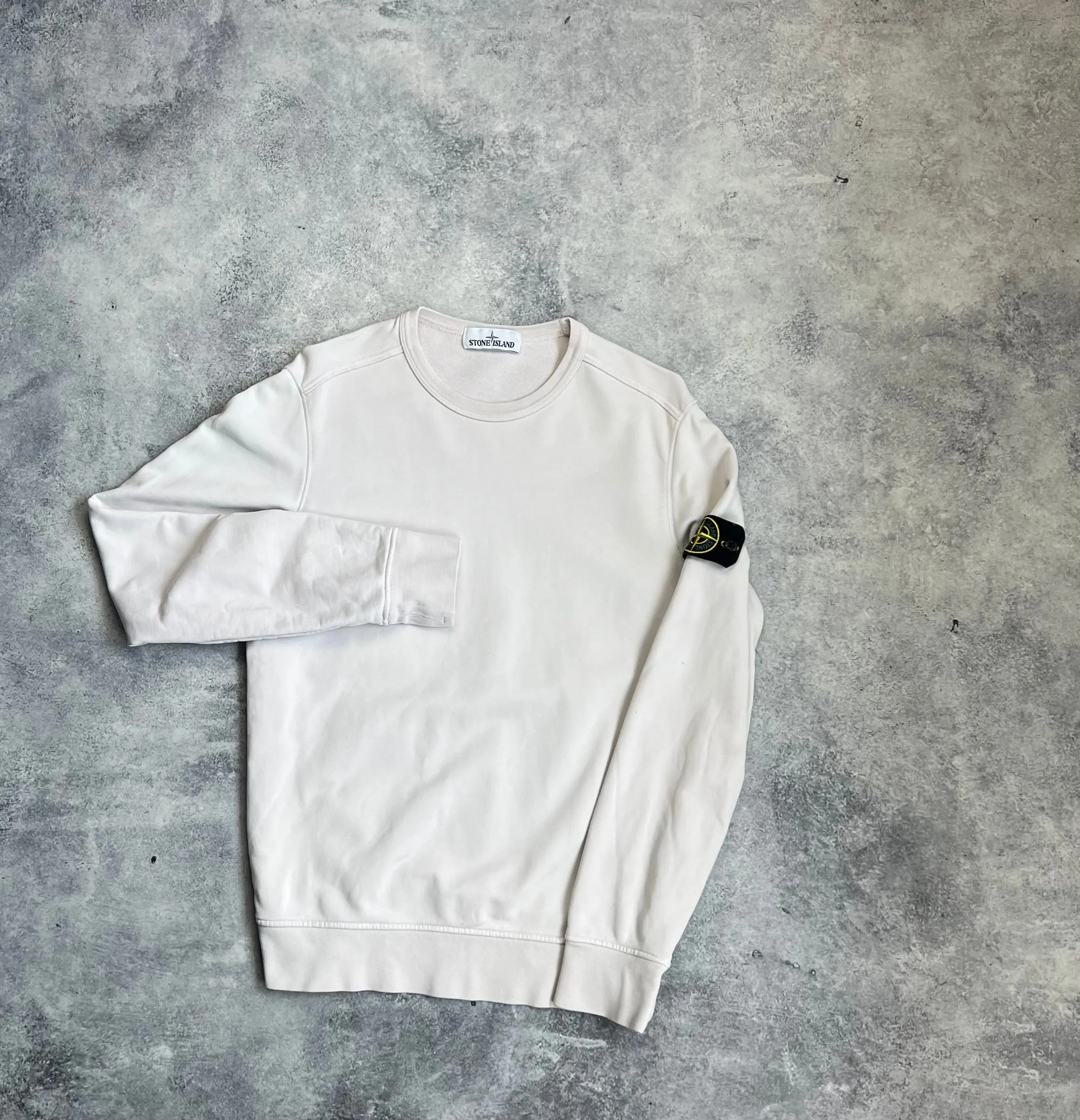 Stone island SS19 light grey jumper