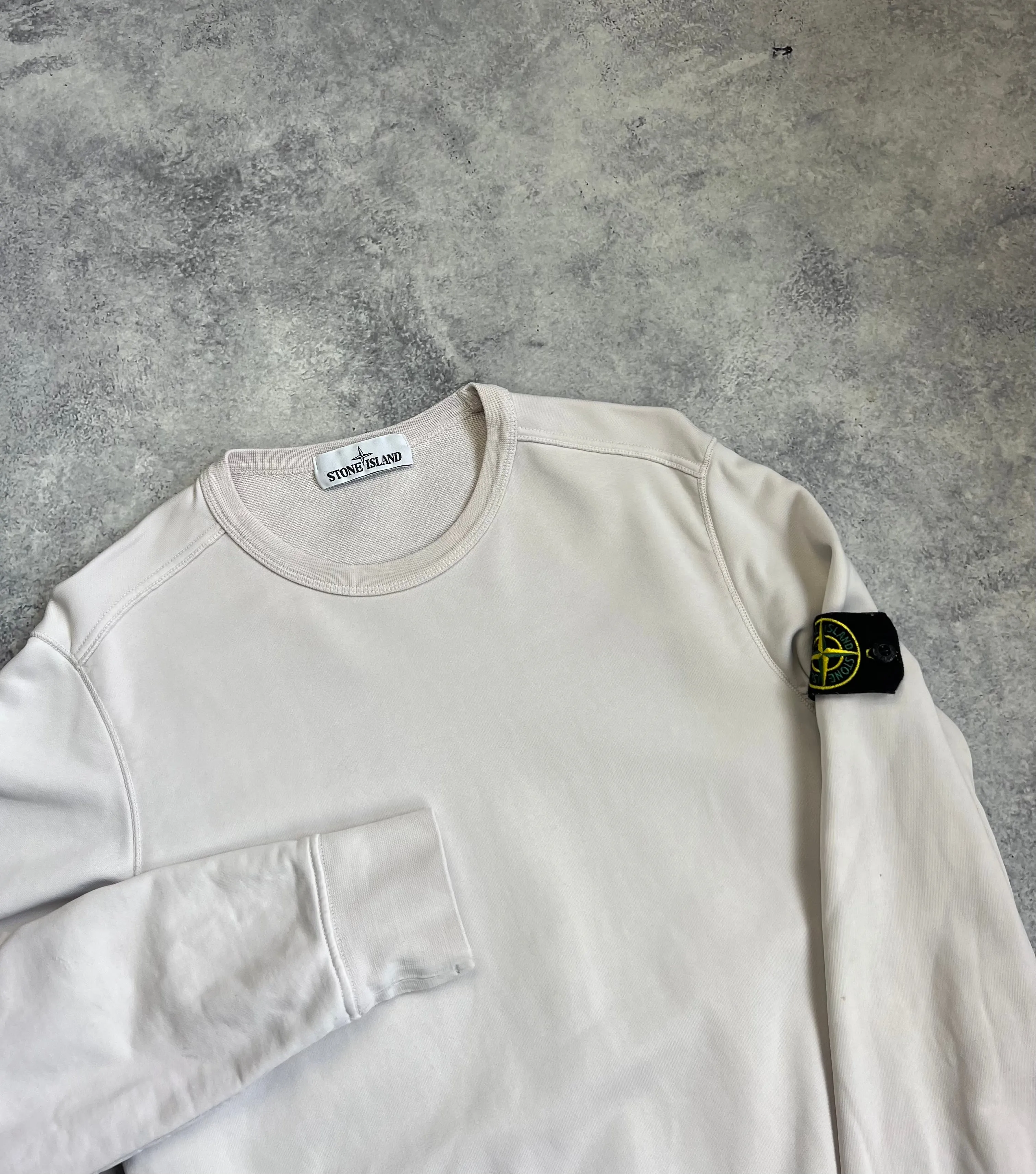 Stone island SS19 light grey jumper