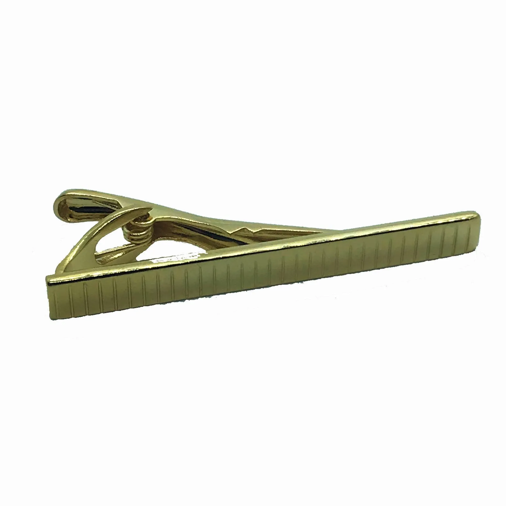 Striped Gold Tie Pin