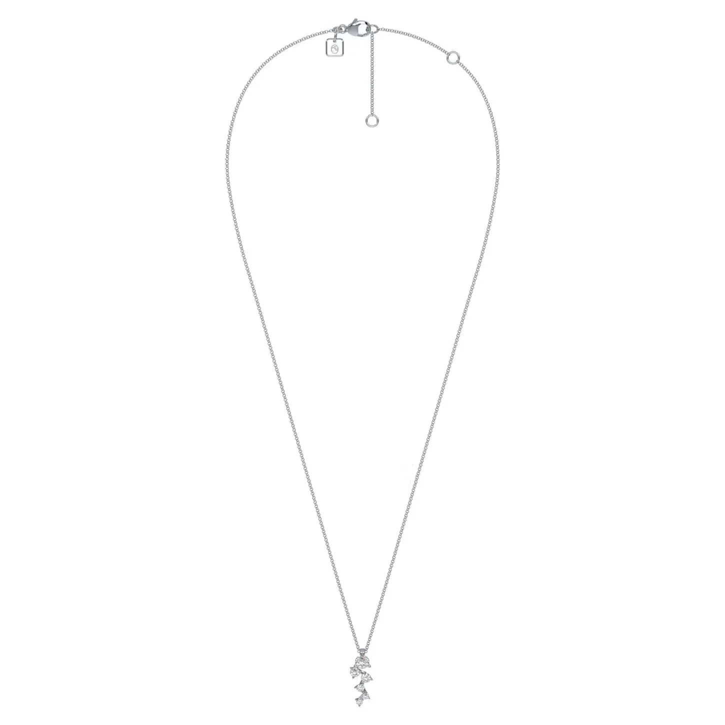 Swarovski Diamond Intimate Pendant Necklace White Gold