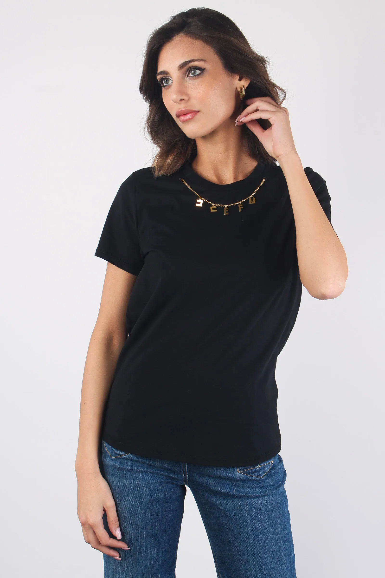 T-shirt Catena Nero