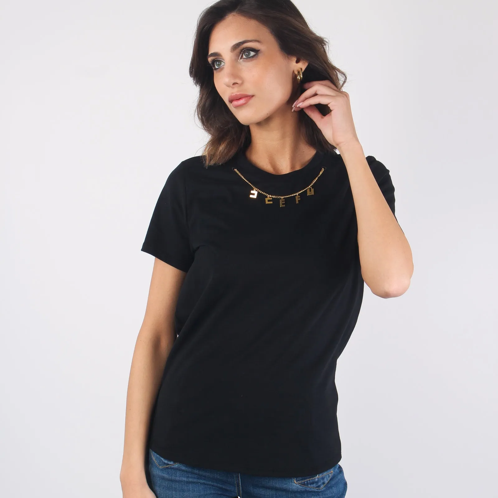 T-shirt Catena Nero