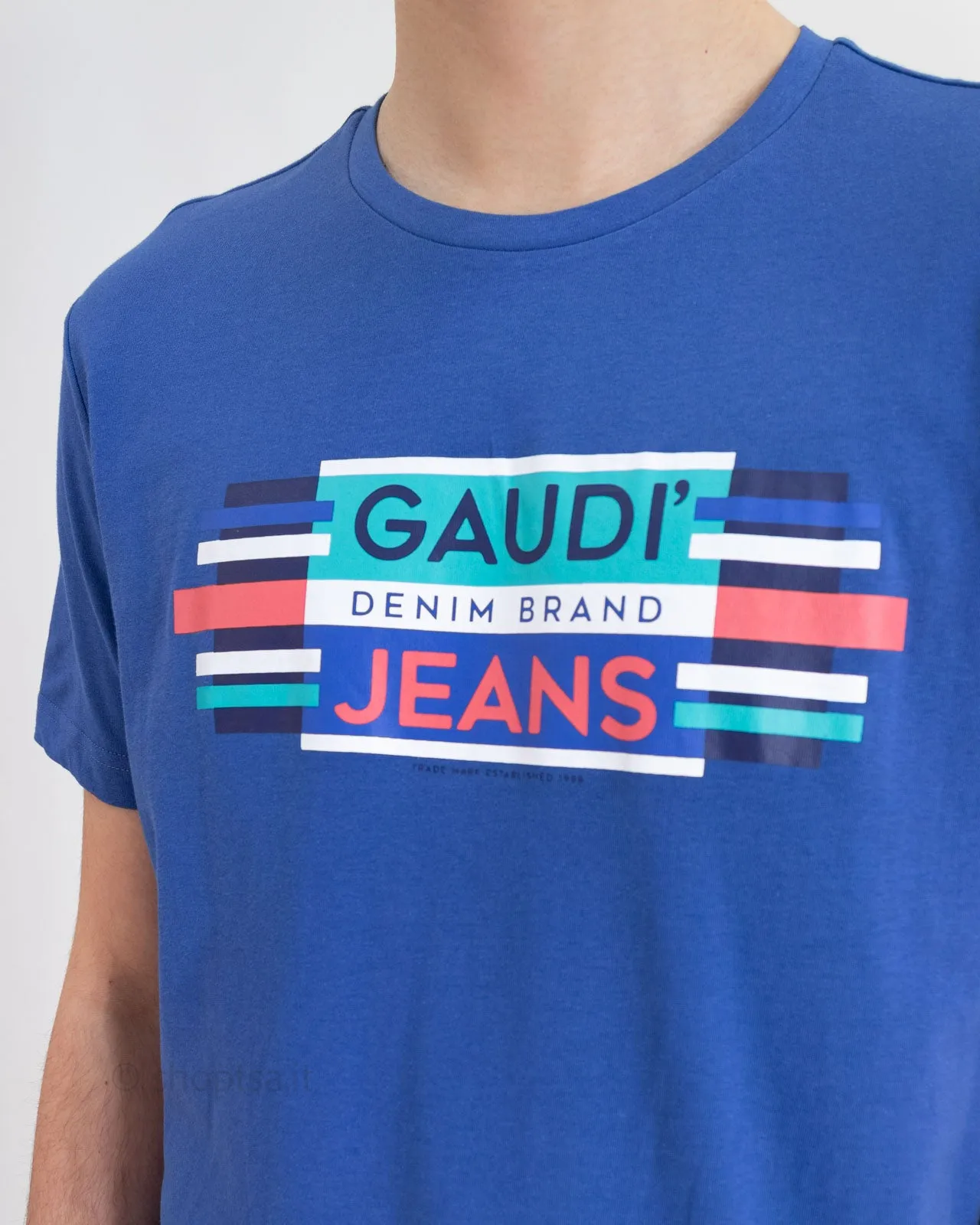 T-shirt cotone con logo – Gaudì