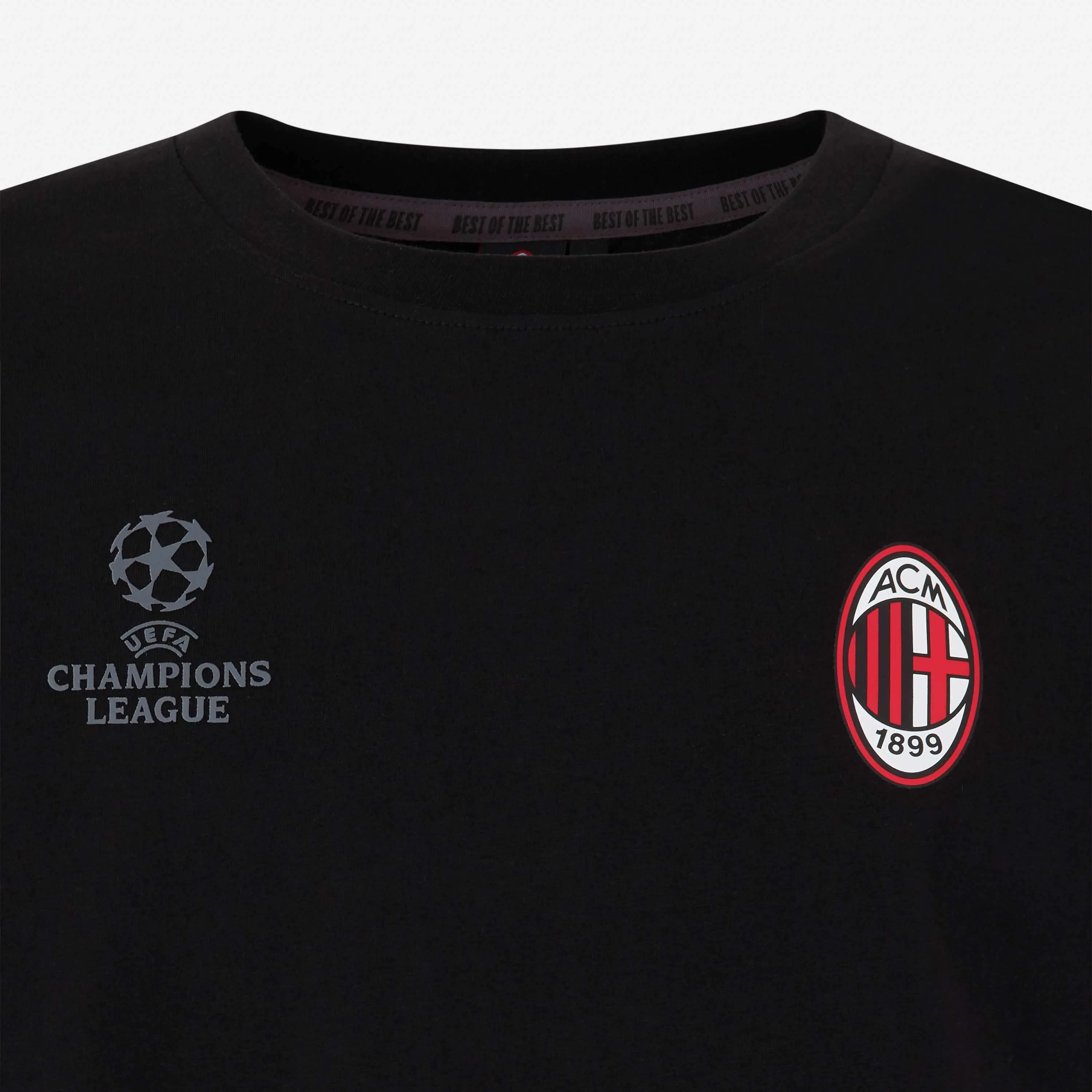 T-SHIRT MILAN CON STAMPA CHAMPIONS LEAGUE