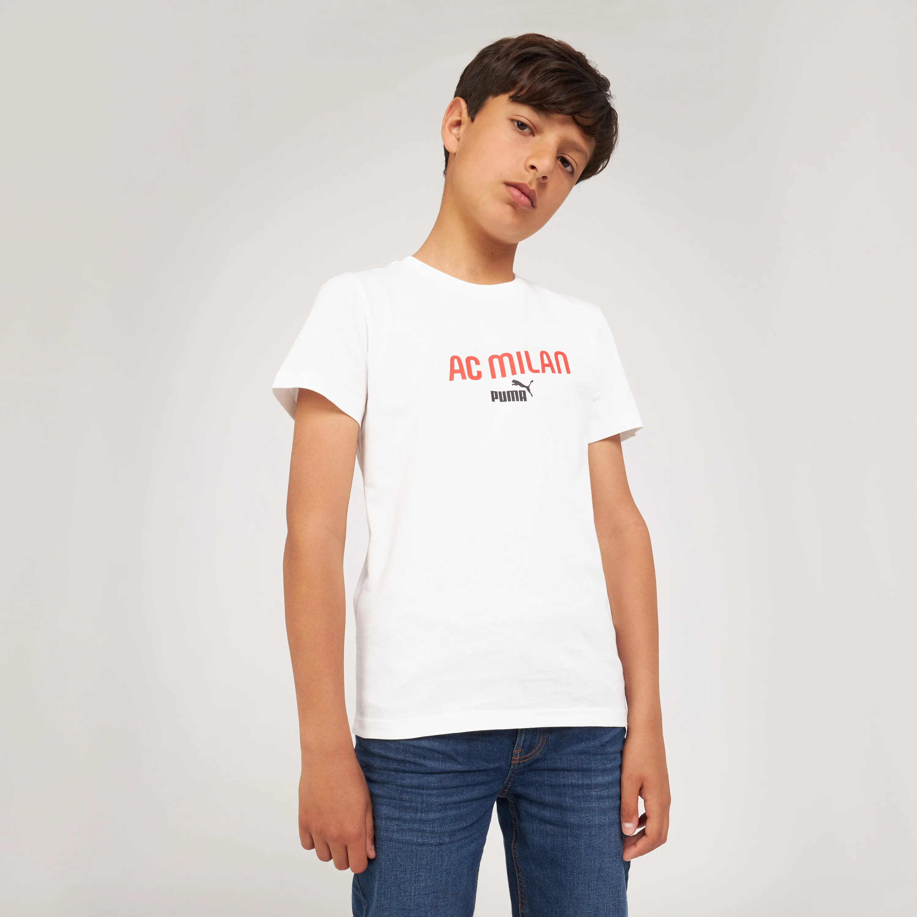 T-SHIRT MILAN CULTURE BIANCA BAMBINO