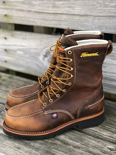 Thorogood Men's 1957 Series Crazy Horse 8 Waterproof Steel Toe Work Boots 804-3898