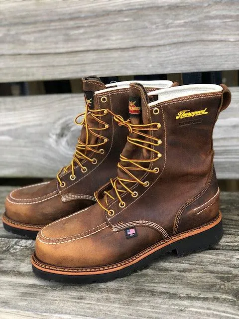 Thorogood Men's 1957 Series Crazy Horse 8 Waterproof Steel Toe Work Boots 804-3898