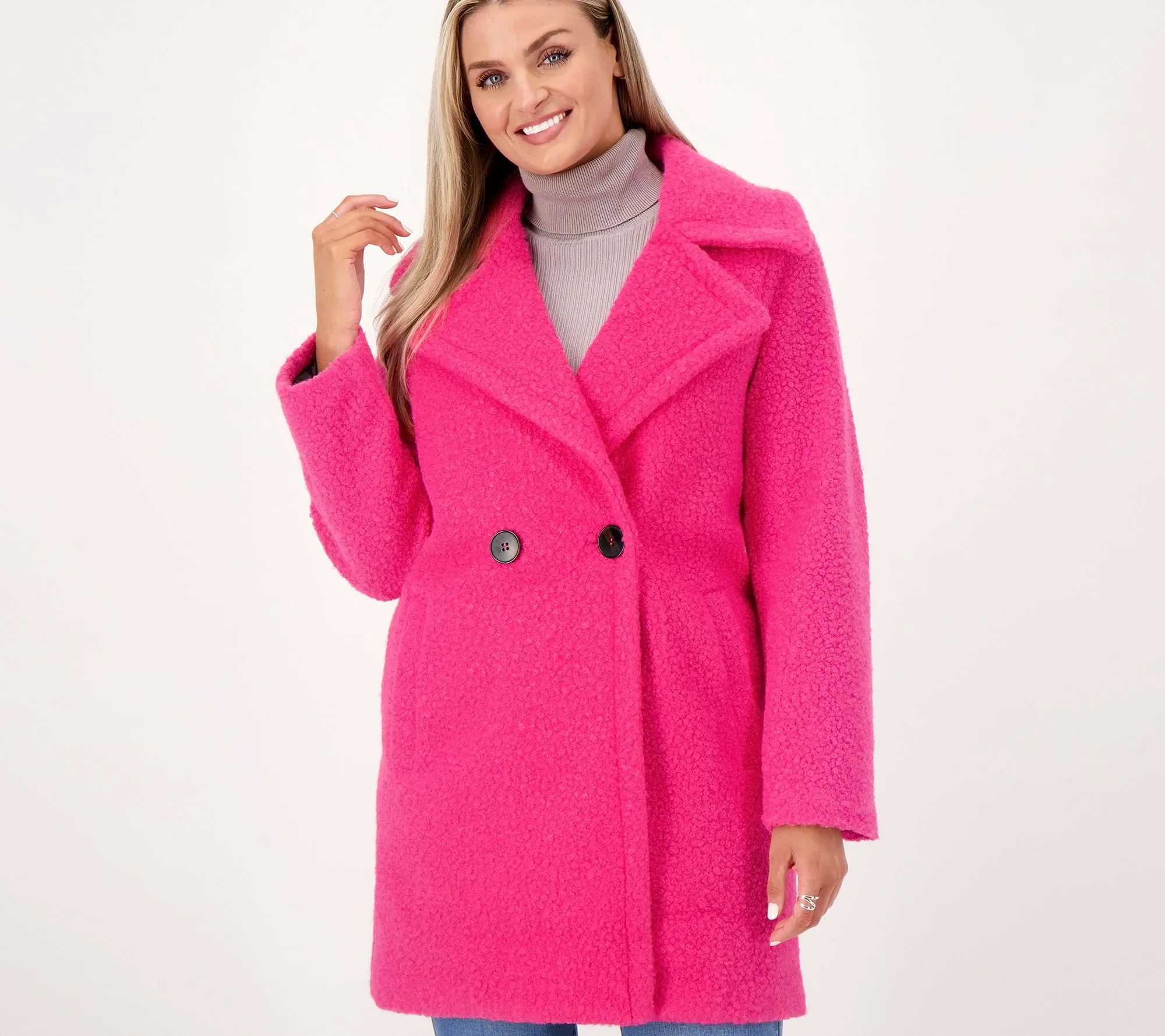 Thread Collective Boucle Double Breasted Coat