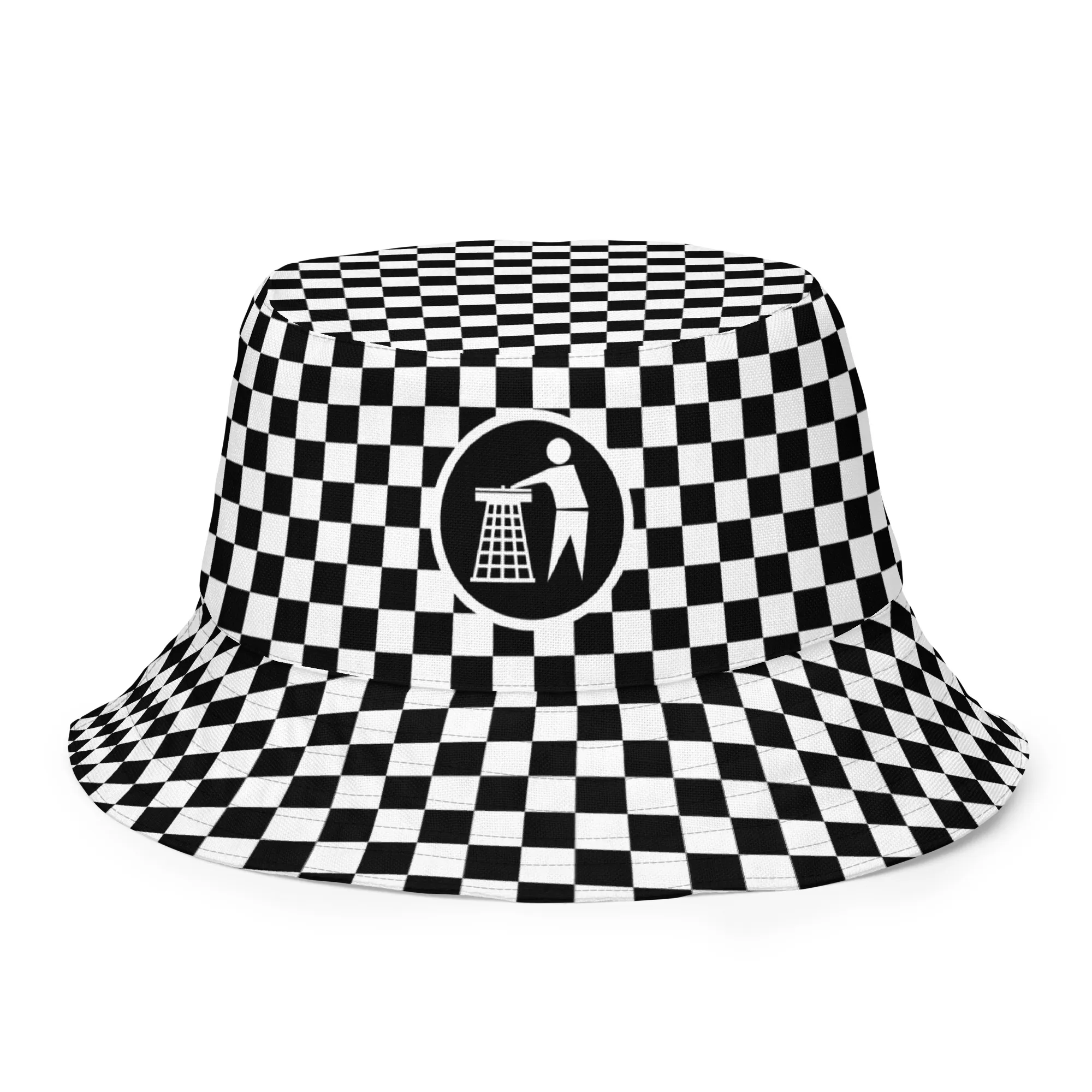 Tidy Chequered Bucket Hat