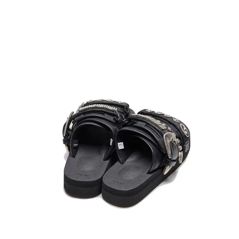 TOGA x SUICOKE Moto Sandals - Black