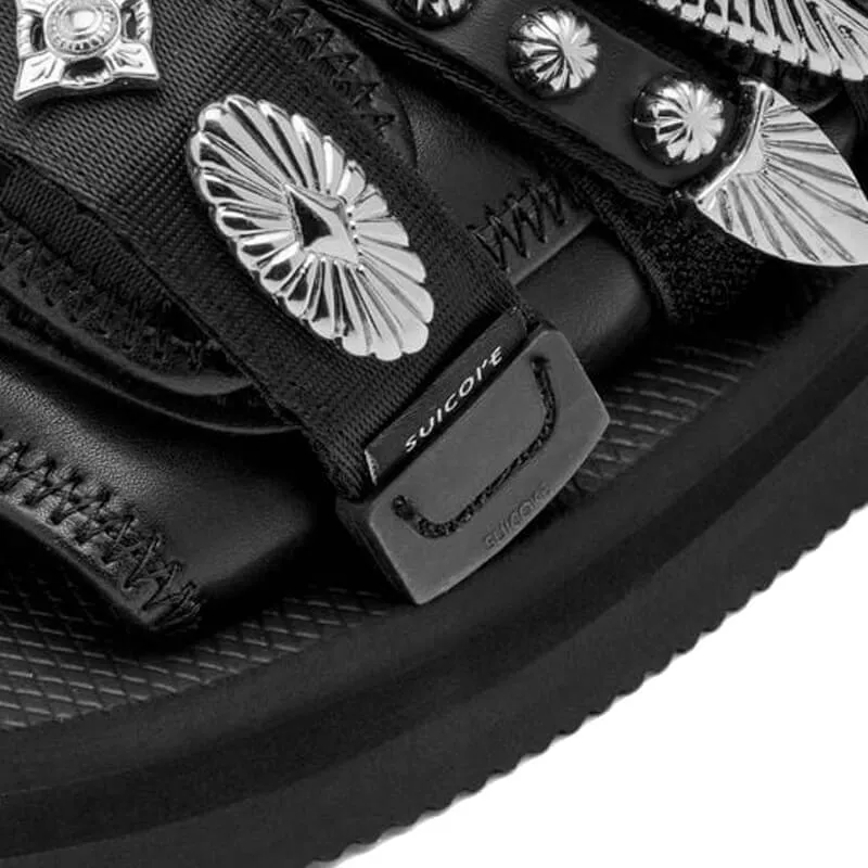 TOGA x SUICOKE Moto Sandals - Black