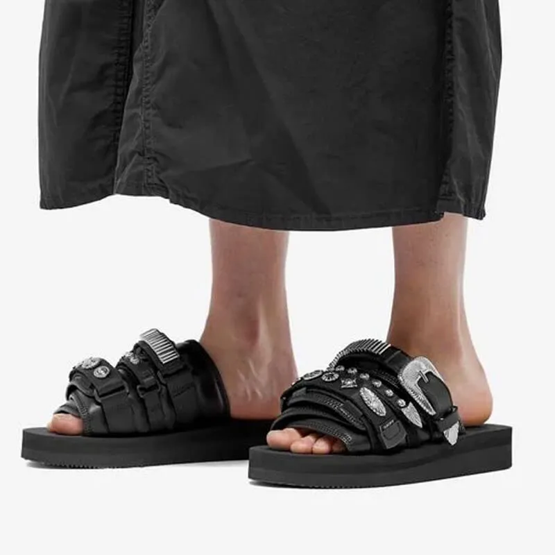 TOGA x SUICOKE Moto Sandals - Black