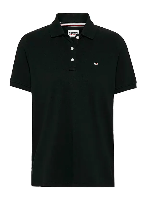 Tommy Hilfiger Women Slim Fit Polo Black