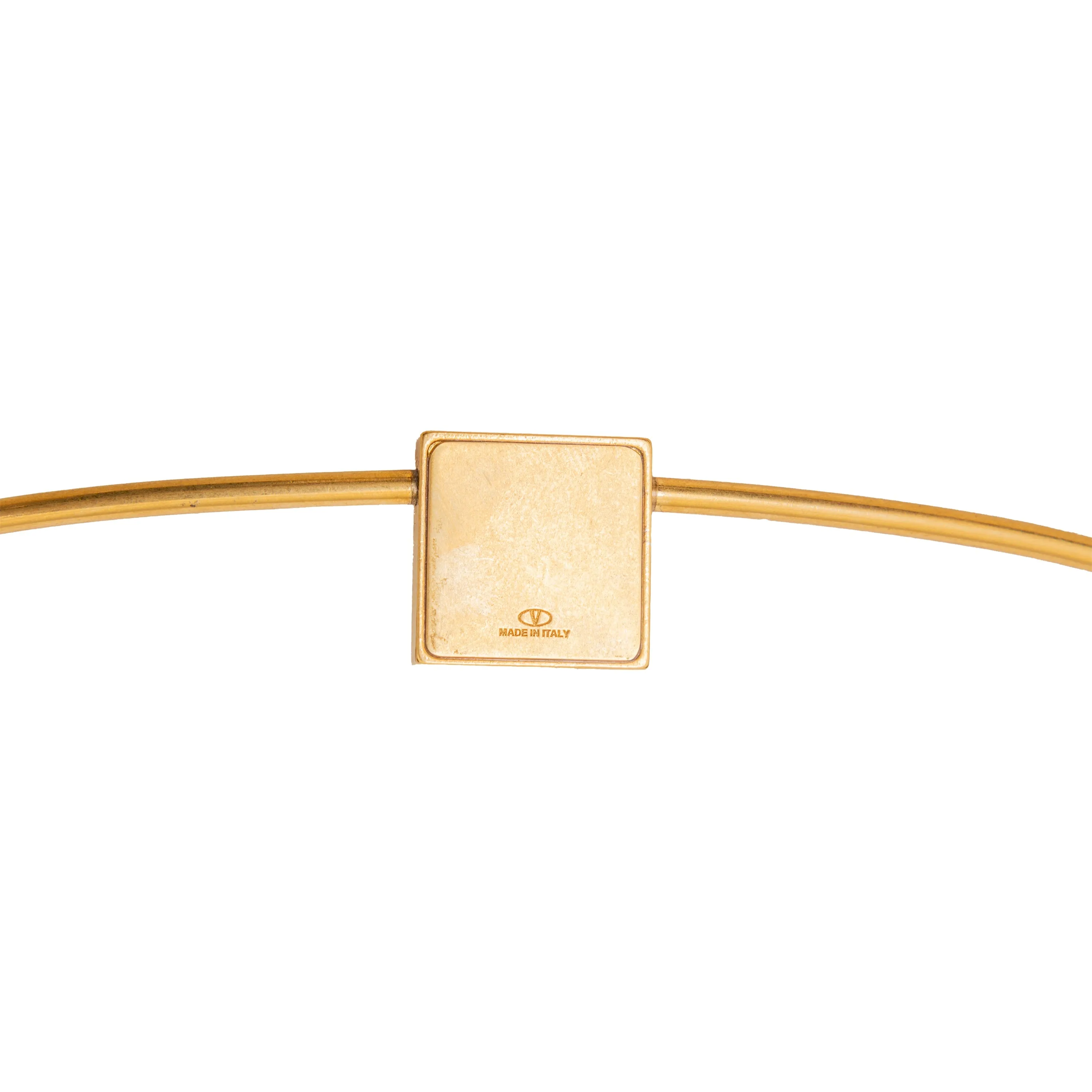 Valentino Rigid Gold-plated Belt - '10s