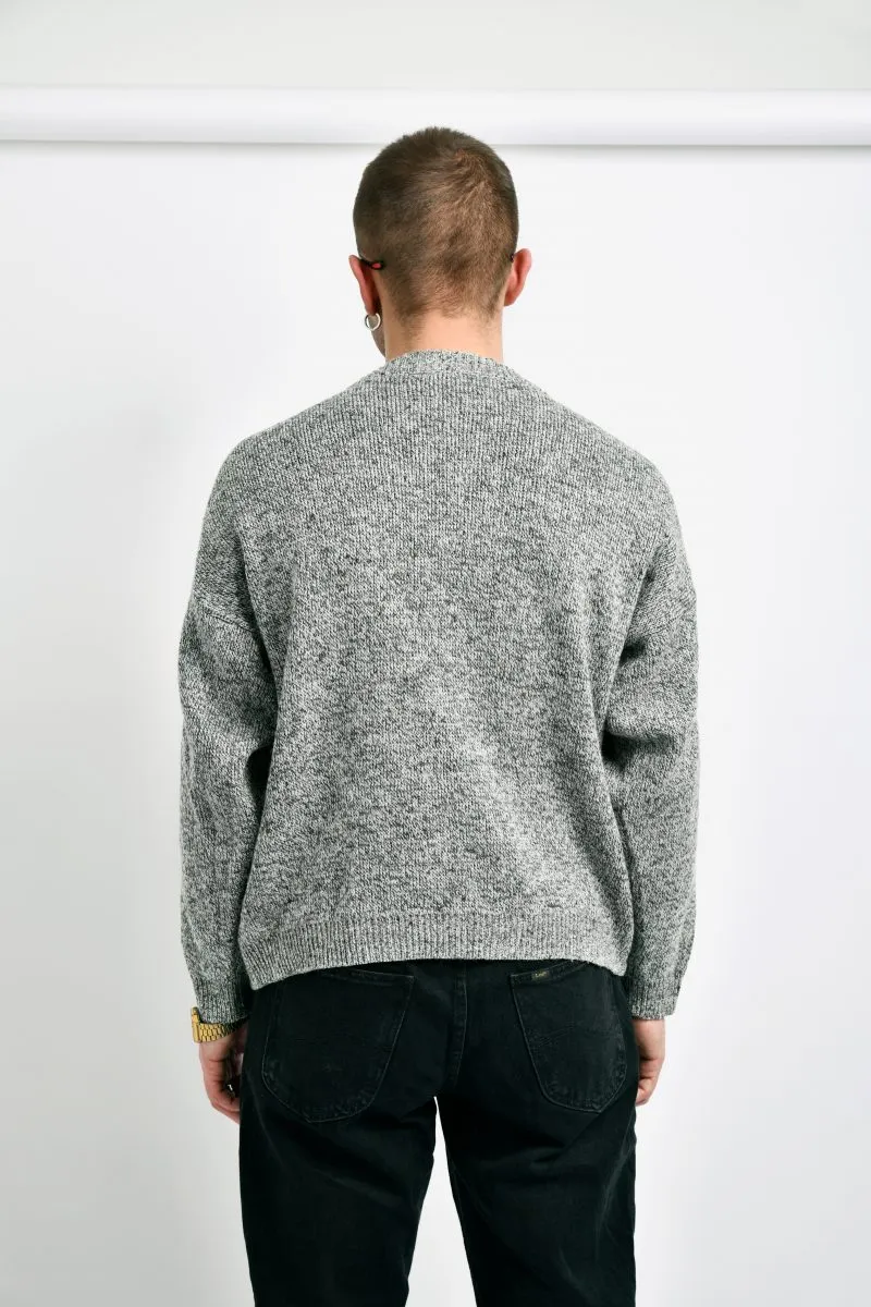 Vintage sweater mens grey