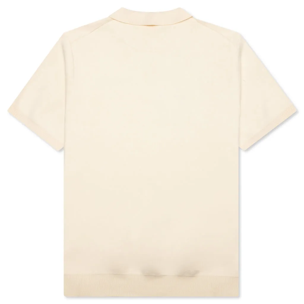 Virtue S/S Polo - Cloud Creme