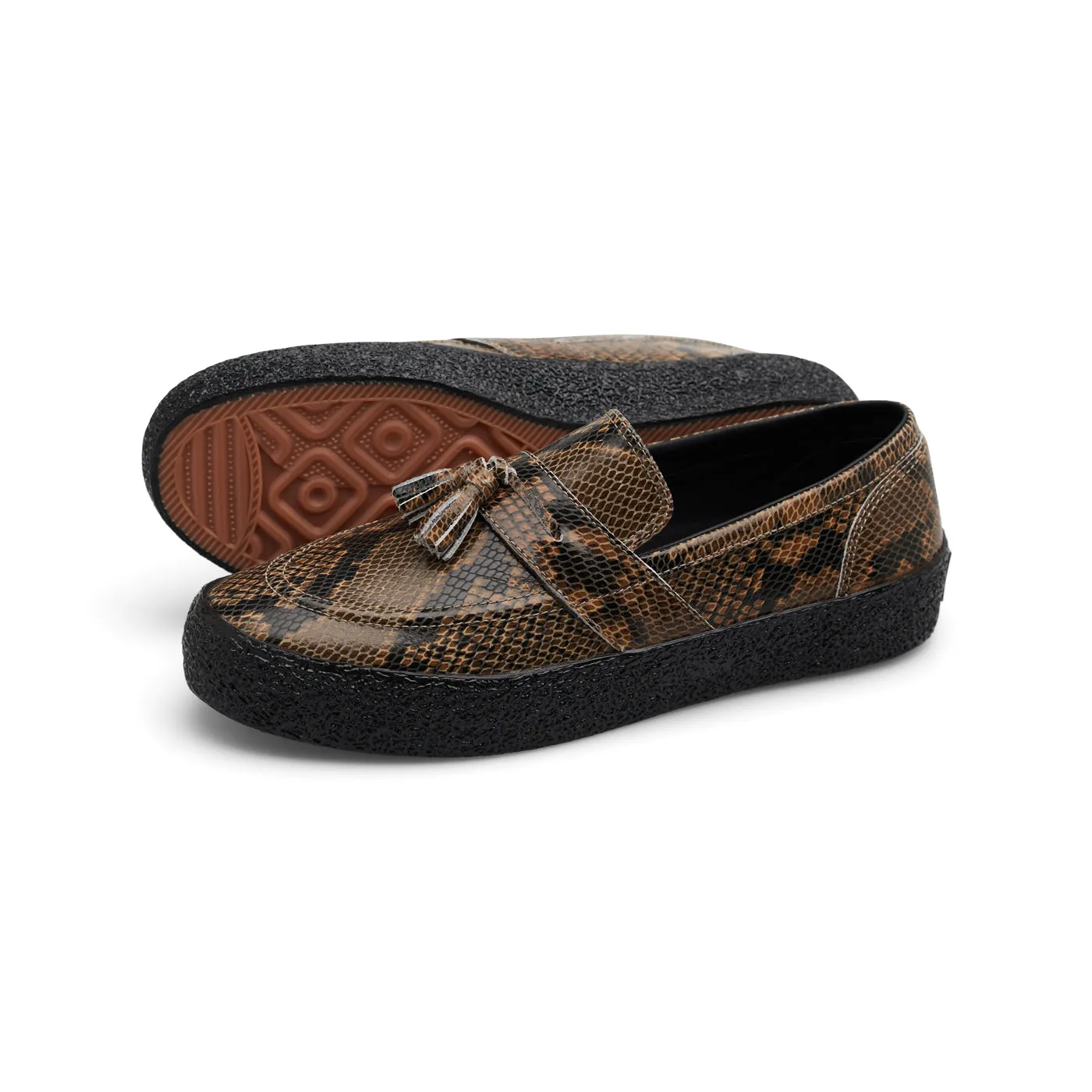 VM005-Loafer Leather (Brown Python/Black)