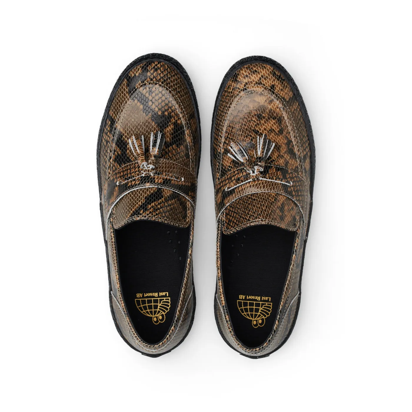 VM005-Loafer Leather (Brown Python/Black)