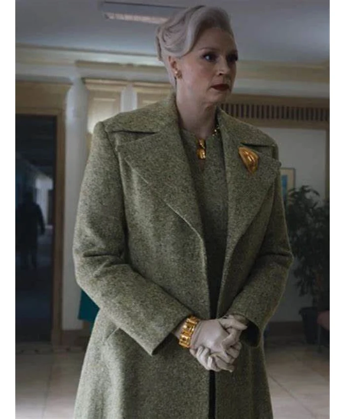 Wednesday 2022 Larissa Weems Green Coat