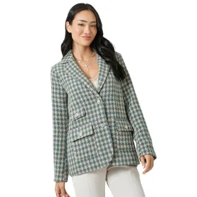 Women's Mystree Houndstooth Jacket Coat